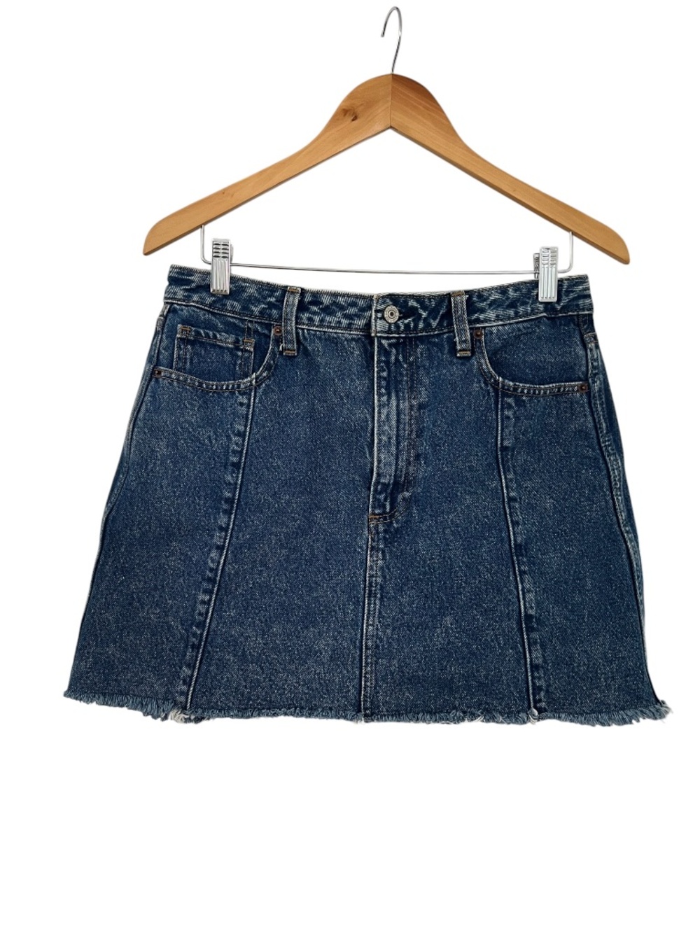 Abercrombie and Fitch Zoe Natural Rise Vintage A-Line Skirt